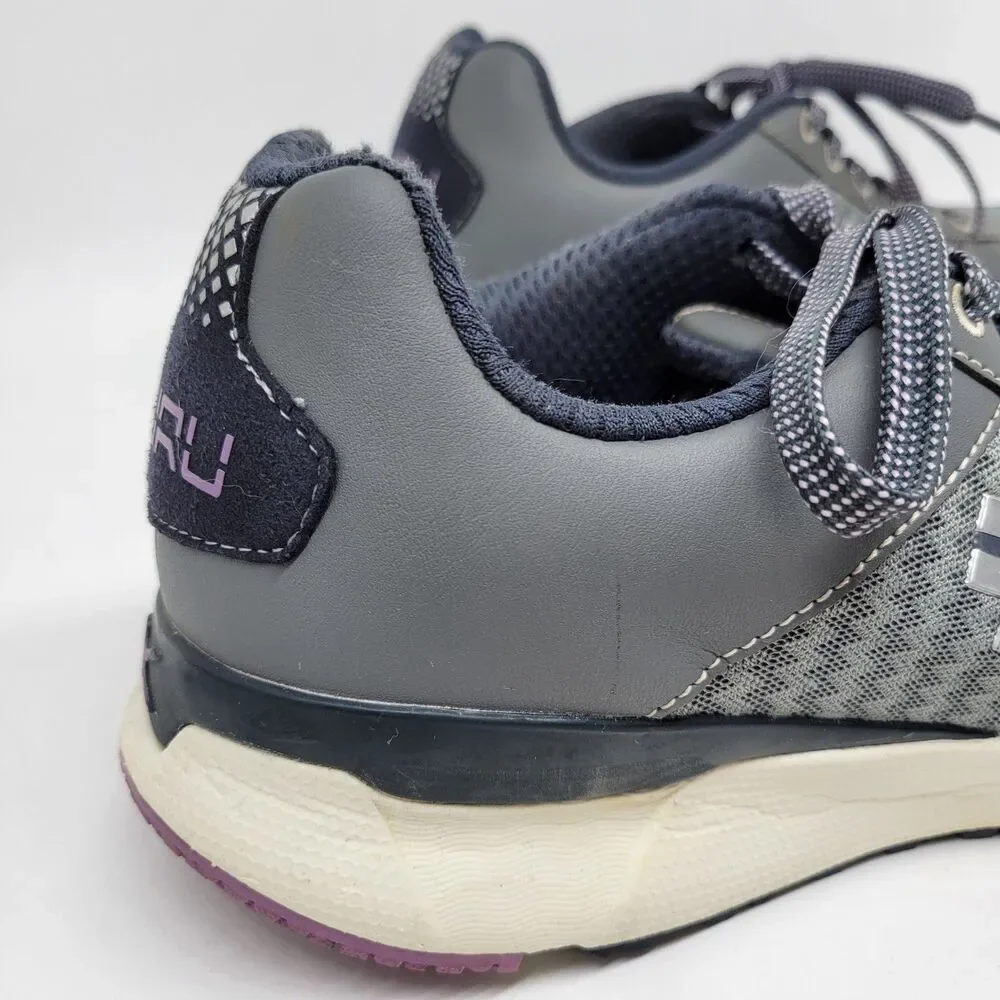 KURU Quantum Athletic Shoes Womens 10.5 EU 42 Gray Comfort Lace Up Sneakers